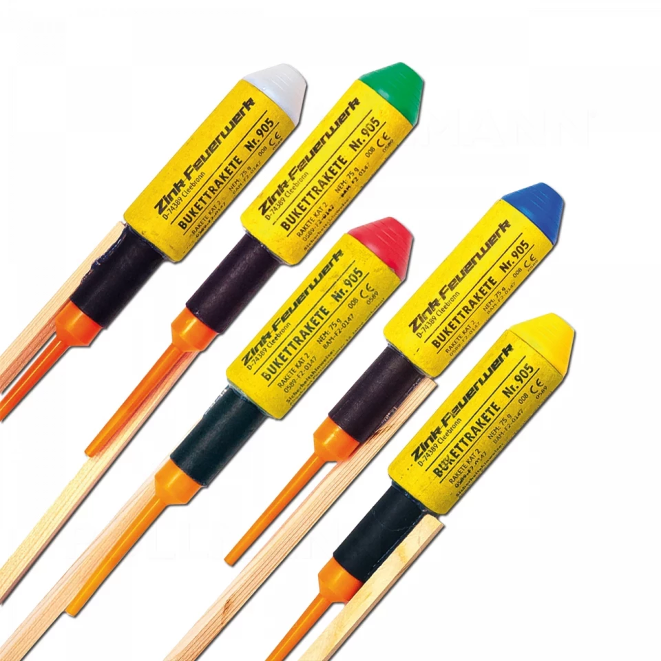 Zink Feuerwerk  Bukettrakete F2+ 5er-Pack